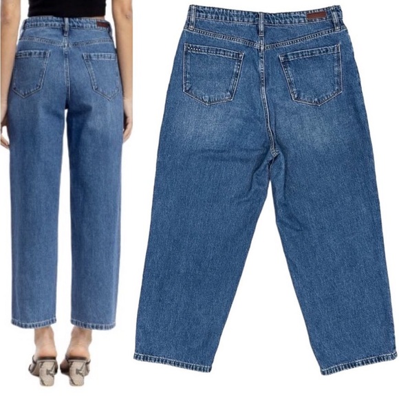 New blanknyc the Baxter ribcage straight leg no shadow medium wash jeans - Picture 2 of 8